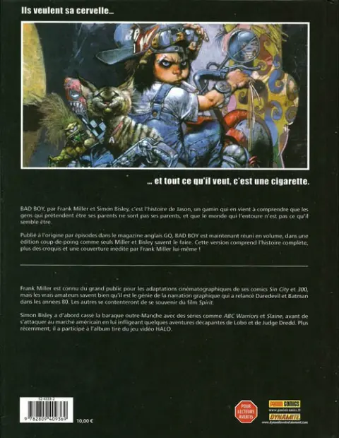 Verso de l'album Bad Boy