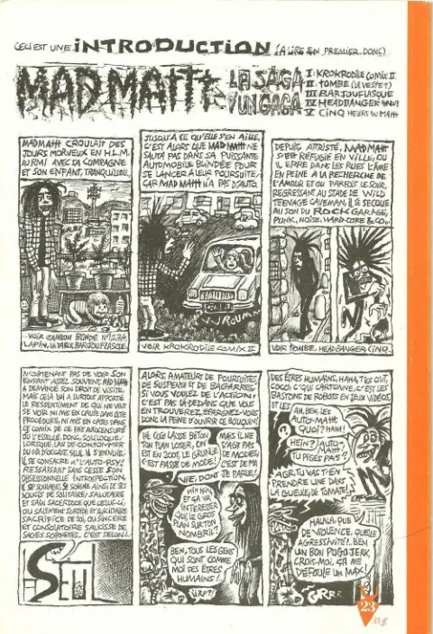 Verso de l'album Auto-Psy d'un mort-vivant Tome 5 Cinq Heure du Mattt