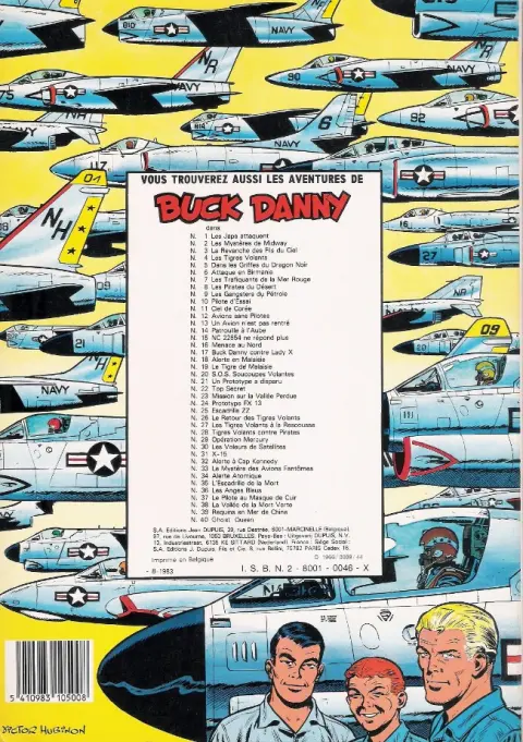 Verso de l'album Buck Danny Tome 9 Les gangsters du pétrole