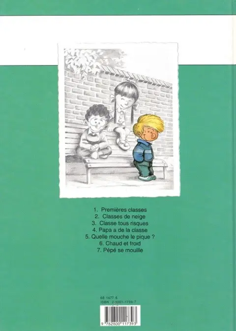 Verso de l'album Cédric Tome 3 Classe tous risques