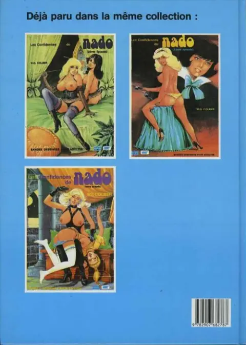 Verso de l'album Les Confidences de Nado Tome 1