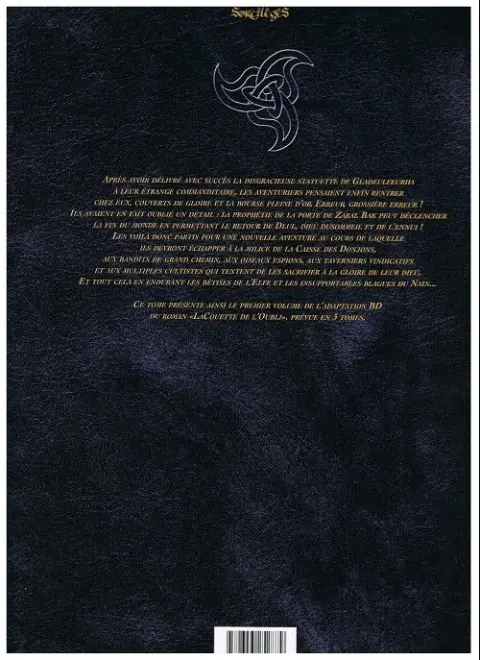 Verso de l'album Le Donjon de Naheulbeuk Tome 7 Troisième saison, partie 1