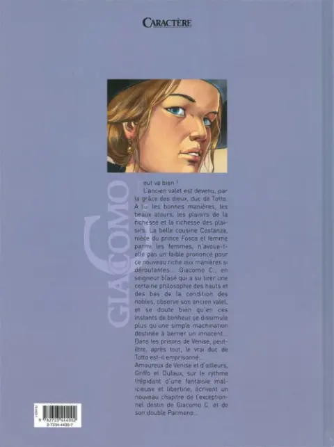 Verso de l'album Giacomo C. Tome 5 Pour l'amour d'une cousine