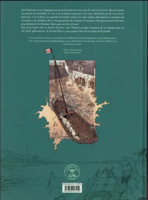 Verso de l'album Le Grand fleuve Tome 2 Vent de Mar