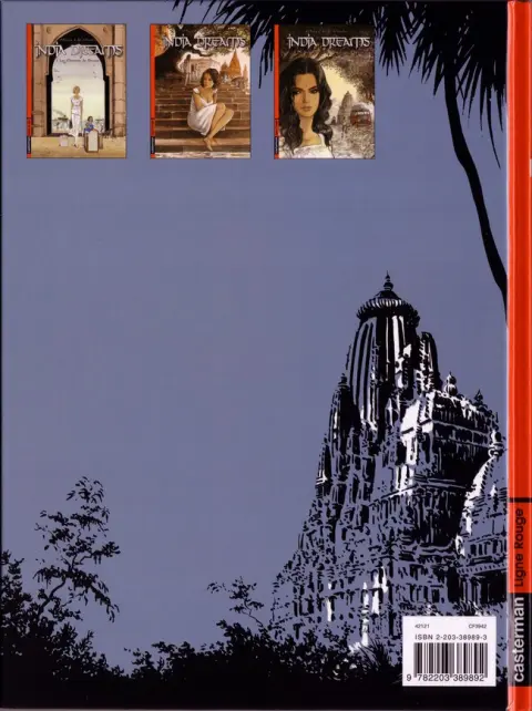 Verso de l'album India dreams Tome 1 Les Chemins de Brume