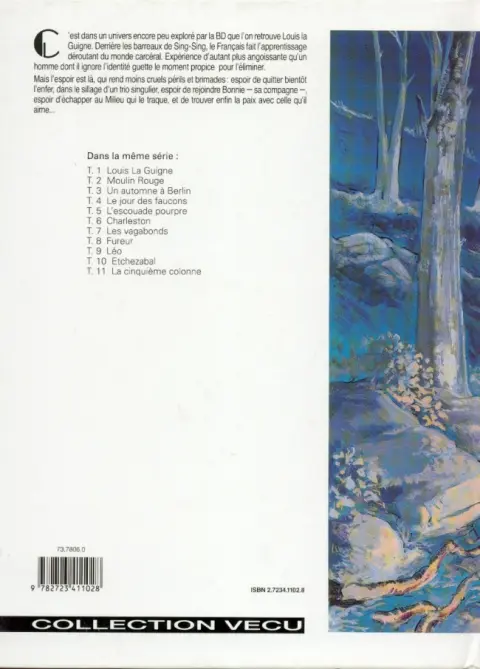 Verso de l'album Louis la Guigne Tome 7 Les vagabonds