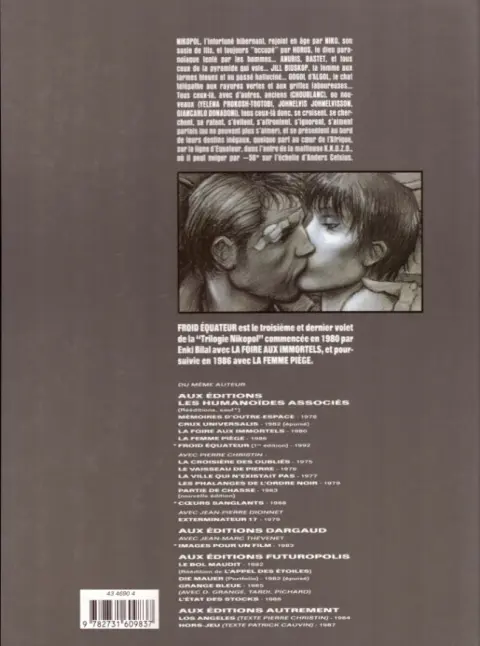 Verso de l'album Nikopol Tome 3 Froid Équateur