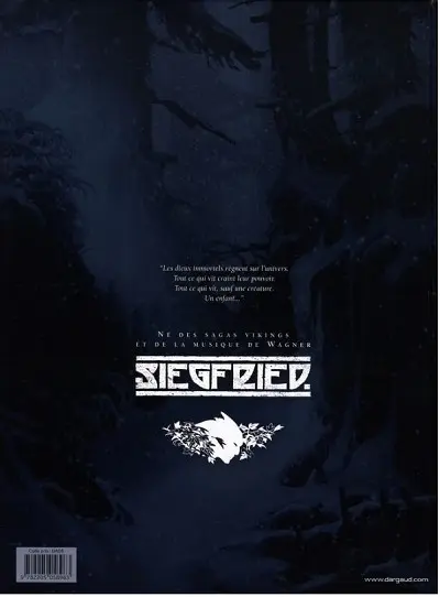 Verso de l'album Siegfried Tome 1