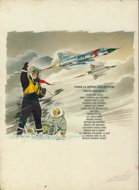 Verso de l'album Tanguy et Laverdure Tome 2 Pour l'honneur des cocardes
