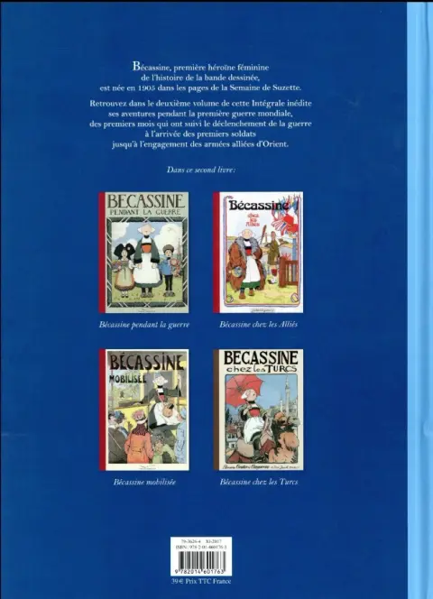 Verso de l'album Bécassine L'Intégrale Livre II