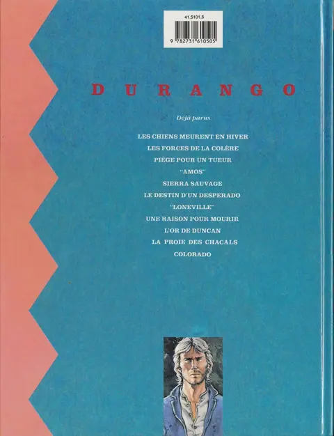 Verso de l'album Durango Tome 11 Colorado