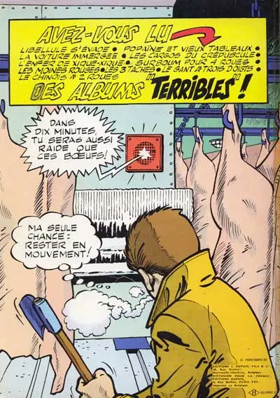 Verso de l'album Gil Jourdan Tome 11 Chaud et froid