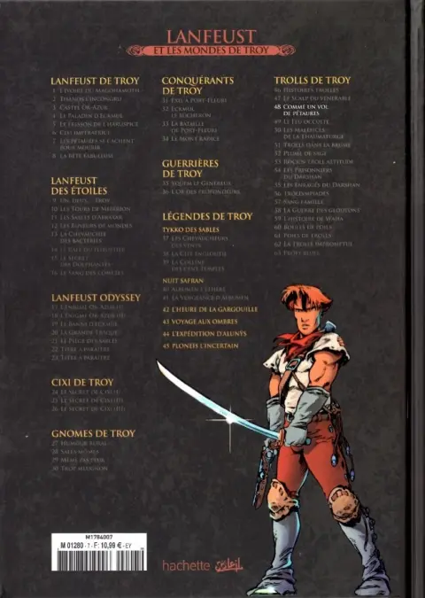 Verso de l'album Lanfeust et les mondes de Troy Tome 48 Trolls de Troy - Comme un vol de pétaures