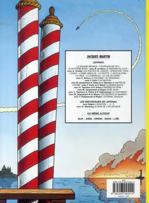Verso de l'album Lefranc Tome 24 L'enfant Staline