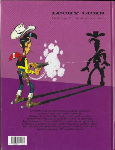 Verso de l'album Lucky Luke (2002) L'Integrale 12