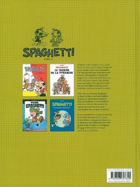 Verso de l'album Spaghetti Intégrale 6