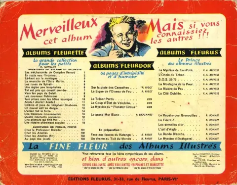 Verso de l'album Sylvain et Sylvette Tome 18 Une victoire chèrement acquise