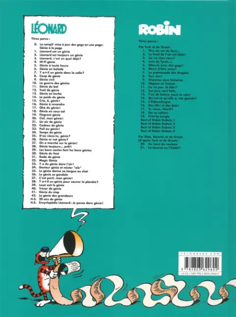 Verso de l'album Léonard Tome 42 Le génie des grandeurs