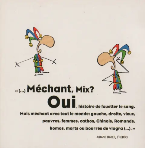 Verso de l'album Mix & Remix 2000 - Mix & Remix C'est à moi que tu causes ?...