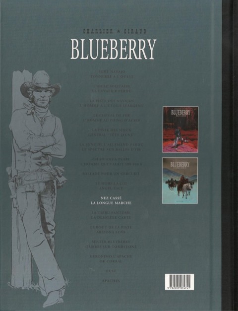Verso de l'album Blueberry Intégrale Le Soir - Édition de 2015 Volume 10