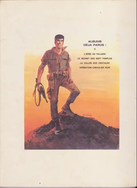 Verso de l'album Bob Morane Tome 6 Le mystère de la zone Z