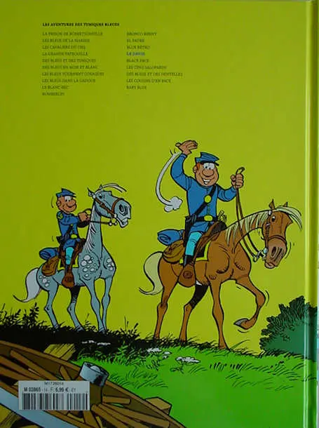 Verso de l'album Les Tuniques Bleues La Collection (Dupuis) Tome 19 Le David
