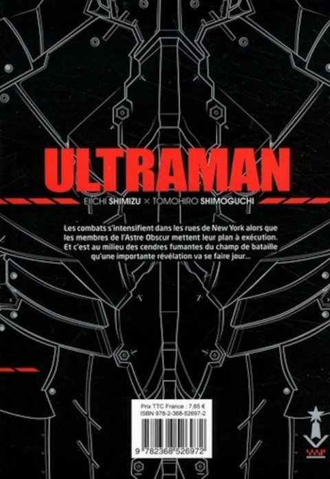 Verso de l'album Ultraman 11