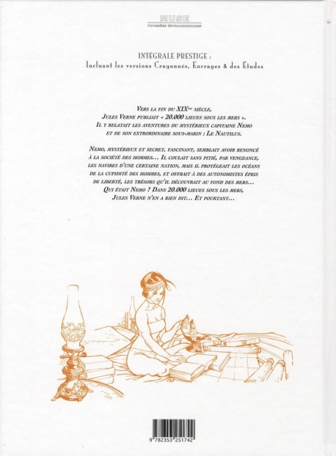 Verso de l'album Le Capitaine Nemo / Indes 1821 Intégrale Prestige