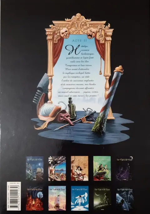 Verso de l'album De Cape et de Crocs Tome 2 Pavillon noir