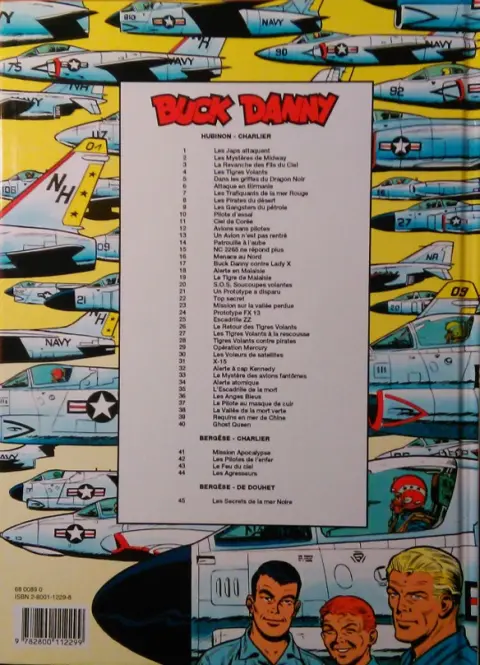 Verso de l'album Buck Danny Tome 33 Le mystère des avions fantômes