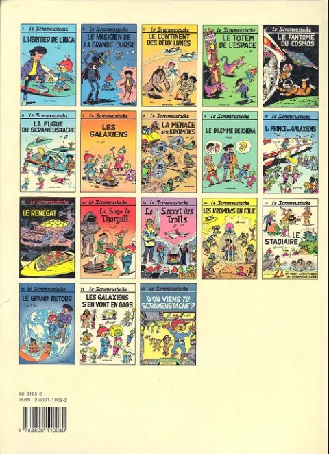 Verso de l'album Le Scrameustache Tome 12 La saga de Thorgull