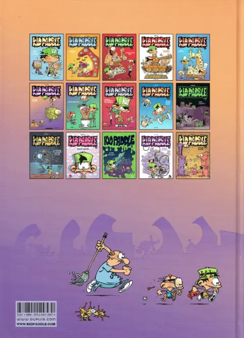 Verso de l'album Kid Paddle Tome 6 Rodéo Blork