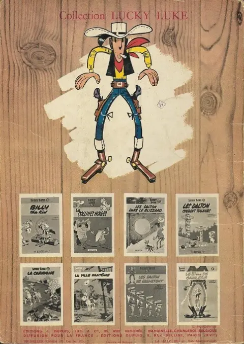 Verso de l'album Lucky Luke Tome 24 La caravane