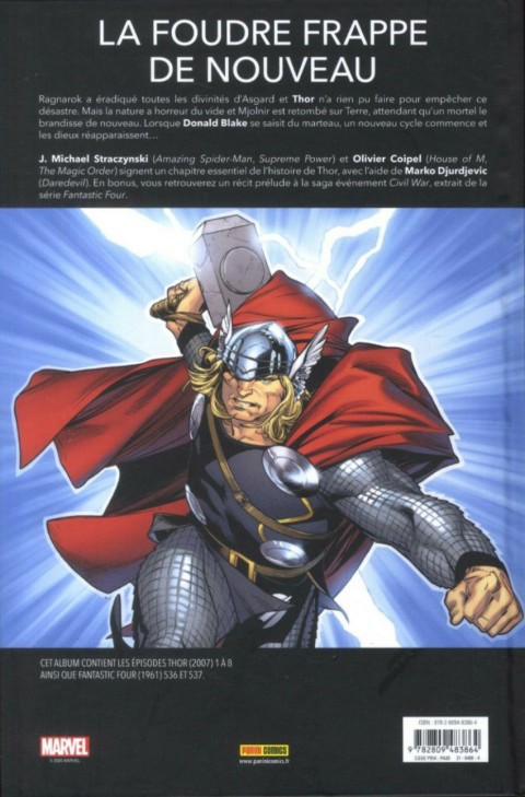 Verso de l'album Thor Tome 1 Renaissance