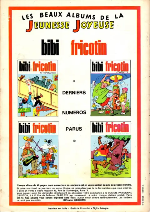 Verso de l'album Les Pieds Nickelés Tome 72 Les Pieds Nickelés contre les fantômes