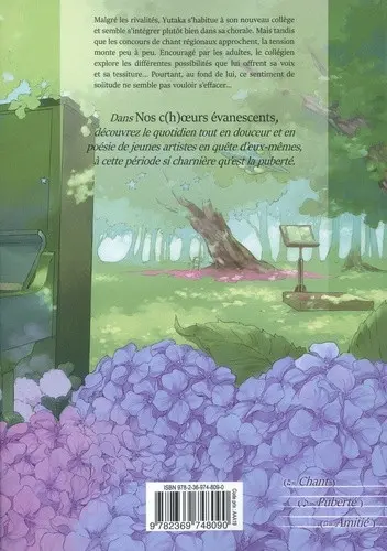 Verso de l'album Nos C(h)œurs évanescents 2