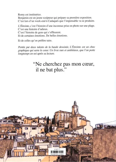 Verso de l'album L'Étreinte