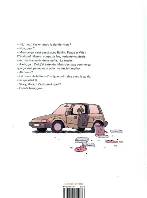 Verso de l'album Que de la gueule