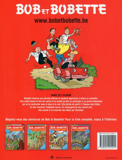 Verso de l'album Bob et Bobette Tome 170 L'espiègle éléphanteau