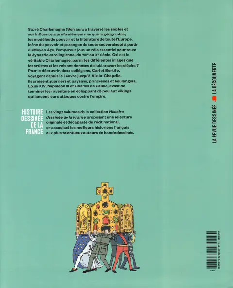 Verso de l'album Histoire dessinée de la France Tome 5 Qui est Charlemagne ? - De Pépin le Bref à Hugues Capet