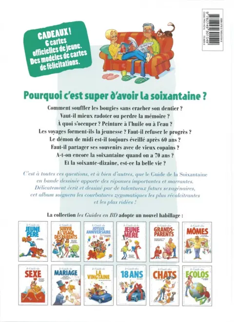Verso de l'album Le Guide Tome 25 Le guide de la soixantaine