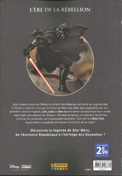 Verso de l'album Star Wars Légendes : Les Récits Légendaires 4 Rébellion contre l'Empire