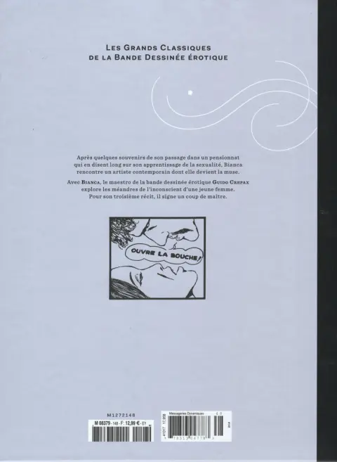 Verso de l'album Les Grands Classiques de la Bande Dessinée Érotique - La Collection Tome 148 Bianca - Tome 4