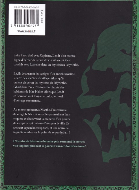 Verso de l'album The Unwanted Undead Adventurer Tome 12