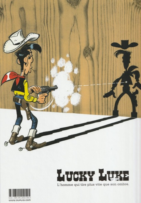 Verso de l'album Lucky Luke Tome 12 Ruée sur l'Oklahoma