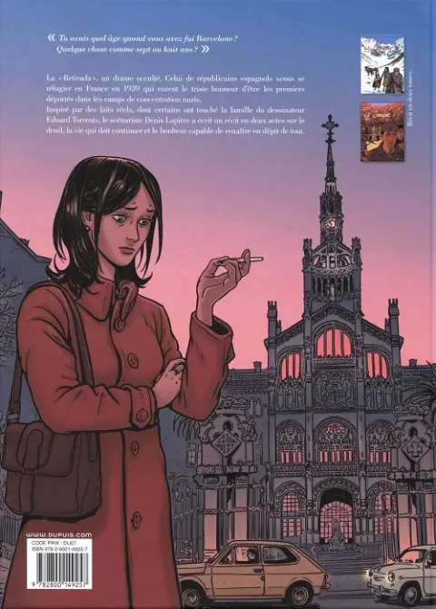 Verso de l'album Le Convoi Première partie
