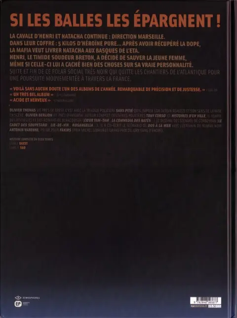 Verso de l'album Dos à la mer Tome 2 Sud