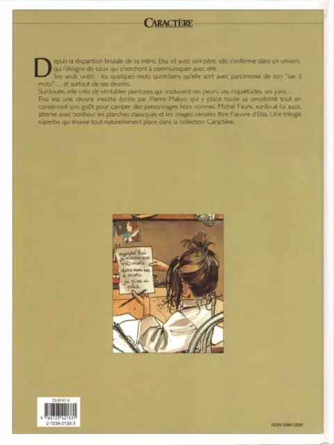 Verso de l'album Elsa Tome 1
