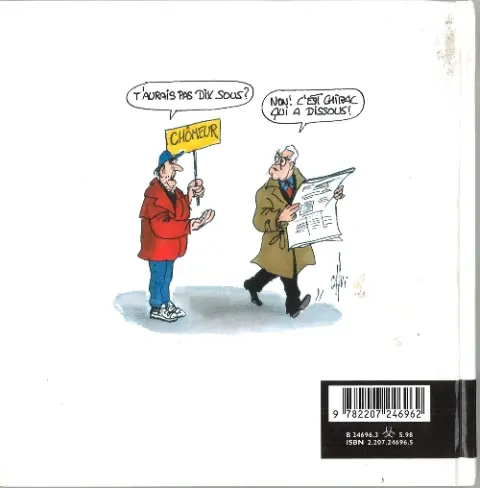 Verso de l'album Tout baigne