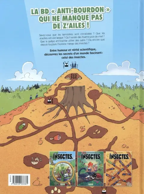 Verso de l'album Les Insectes en bande dessinée 3